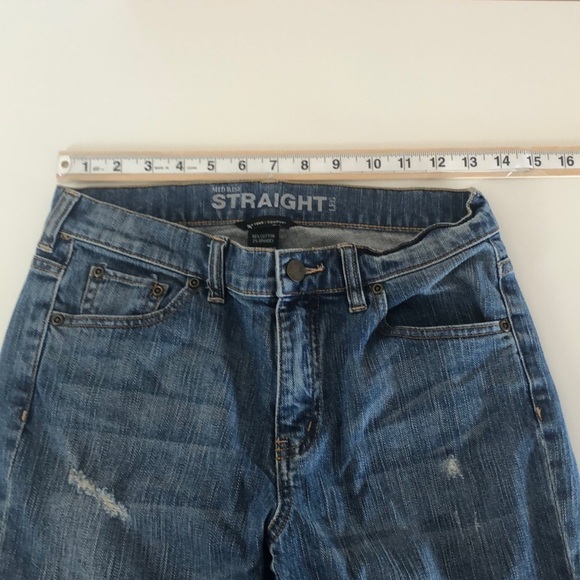 New York & Co Mid Rise Straight Leg Tall 0 - Picture 5 of 10